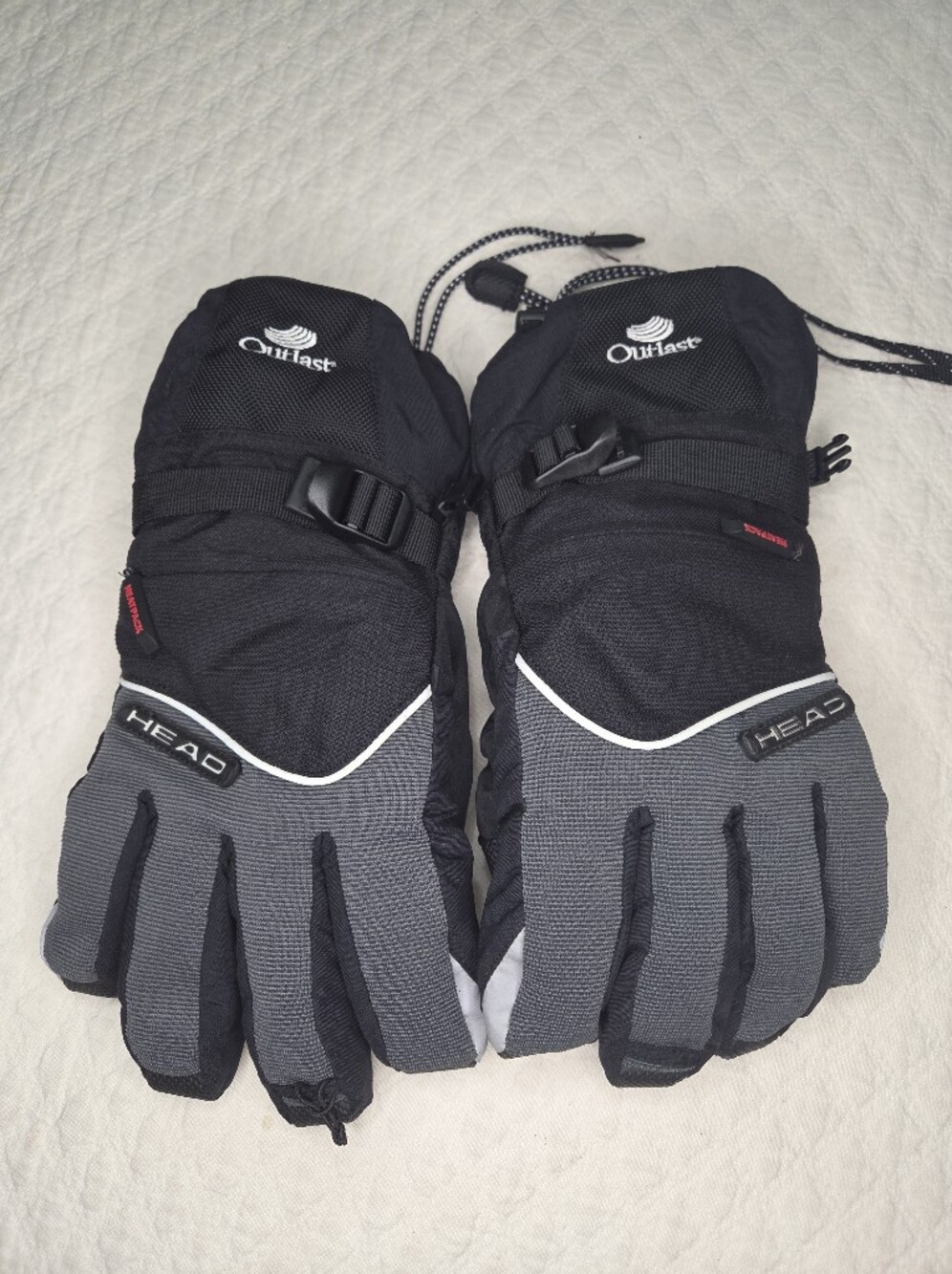 Head Hipora Outlast Waterproof Gloves Size Large Winter Snow Ski Snowboard